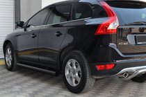 Volvo XC60 2009-2017 Seitenschutzrohre BB004 Schwarz (2 Stk, Edelstahl) Foto 2