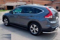Honda CRV 2012-2016 Seitenschutzrohre BB002 Schwarz (2 Stk., Edelstahl) Foto 3
