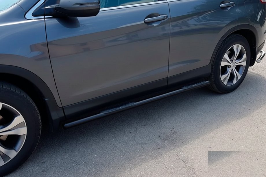 Honda CRV 2012-2016 Seitenschutzrohre BB002 Schwarz (2 Stk., Edelstahl) Image