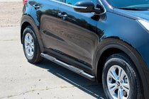 Kia Sportage 2015-2021 Seitenschutzrohre BB002 Schwarz (2 Stk., Edelstahl) Foto 4