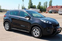 Kia Sportage 2015-2021 Seitenschutzrohre BB002 Schwarz (2 Stk., Edelstahl) Foto 2