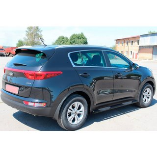 Seitenschutzrohre BB002 Schwarz (2 Stk., Edelstahl) Kia Sportage 2015-2021 Foto 3
