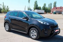 Kia Sportage 2015-2021 Seitenschutzrohre BB001 Schwarz (2 Stk., Edelstahl) Foto 2