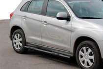Mitsubishi Eclipse Cross 2017- Seitenschutzrohre BB002 Schwarz (2 Stk., Edelstahl) Foto 2
