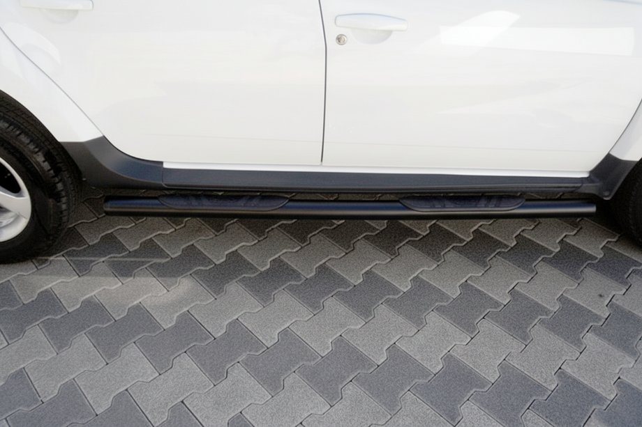 Renault Duster 2018-2024 Seitenschutzrohre BB002 Schwarz (2 Stk., Edelstahl) Image