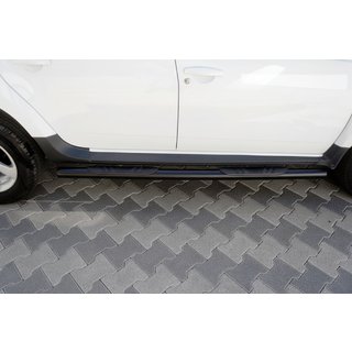 Seitenschutzrohre BB002 Schwarz (2 Stk., Edelstahl) Dacia Duster 2018-2024 Foto 2