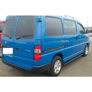 Seitliche Trittrohre Black (2 Stk., Edelstahl) Toyota HiAce Foto 2