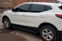 Nissan Qashqai 2014-2021 Seitenschutzrohre Black (2017-2021, 2 Stk., Edelstahl) Foto 4