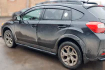 Subaru XV 2011-2017 Seitenschutzrohre BB002 Schwarz (2 Stk., Edelstahl) Foto 3