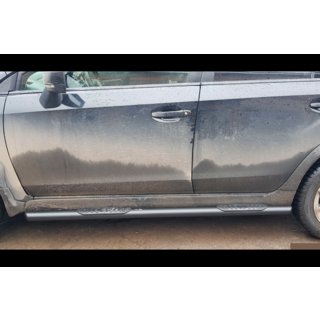 Seitenschutzrohre BB002 Schwarz (2 Stk., Edelstahl) Subaru XV 2011-2017 Foto 2