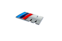 BMW Emblem M 85mm x 30mm (Edelstahl) Foto 2