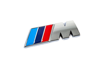 BMW Emblem M 85mm x 30mm (Edelstahl) Foto 3