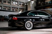 BMW 3 Series E46 1998-2006 CSL-Style V3 Heckspoiler (für SD, Schwarz Glanz) Foto 7