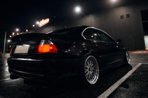 BMW 3 Series E46 1998-2006 CSL-Style V3 Heckspoiler (für SD, Schwarz Glanz) Foto 6