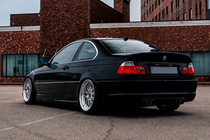 BMW 3 Series E46 1998-2006 CSL-Style V3 Heckspoiler (für SD, Schwarz Glanz) Foto 2