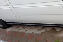 Volkswagen LT 1995-2006 Seitenschutzrohre Black (2 Stk., Edelstahl) Langer Radstand, Ø70 Foto 2