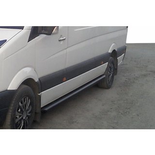 Seitenschutzrohre Black (2 Stk., Edelstahl) Mercedes Sprinter W906 2006–2018 Foto 4