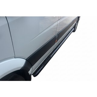 Seitenschutzrohre Black (2 Stk., Edelstahl) Mercedes Sprinter W906 2006–2018 Foto 3