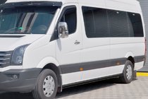 Volkswagen Crafter 2006-2016 Seitenschutzrohre Black (2 Stk., Edelstahl) Foto 1