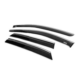 Windabweiser mit Chromleiste (4 Stk, Niken) Nissan Qashqai 2021- Foto 2