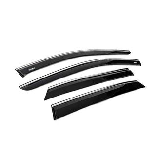 Windabweiser mit Chromleiste (4 Stk, Niken) Nissan Qashqai 2021- Foto 3