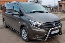 Mercedes Vito/V-class W447 2014- Seitenschutzrohre Black (2 Stk., Edelstahl) Foto 1