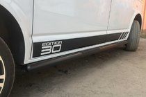 Volkswagen T5 2010-2015 Seitliche Trittrohre Black (2 Stk., Edelstahl) Foto 6