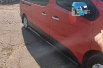 Renault Trafic 2001–2015 Seitenschutzrohre BB002 Schwarz (2 Stk., Edelstahl) Foto 5