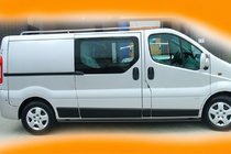 Renault Trafic 2015- Seitenschutzrohre BB002 Schwarz (2 Stk., Edelstahl) Foto 2