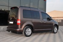 Volkswagen Caddy 2004-2010 Seitenschutzrohre BB001 Schwarz (2 Stk., Edelstahl) d60, Standardbasis Foto 7