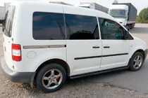 Volkswagen Caddy 2004-2010 Seitenschutzrohre BB001 Schwarz (2 Stk., Edelstahl) Foto 2