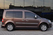 Volkswagen Caddy 2004-2010 Seitenschutzrohre BB001 Schwarz (2 Stk., Edelstahl) Foto 10