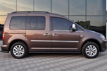 Volkswagen Caddy 2015-2020 Seitenschutzrohre BB001 Schwarz (2 Stk., Edelstahl) Foto 9