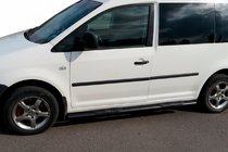 Volkswagen Caddy 2020- Seitenschutzrohre BB001 Schwarz (2 Stk., Edelstahl) d60, Maxi Basis Foto 5