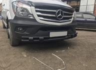 Mercedes Sprinter W906 2006–2018 Vordere Unterfahrschutzbügel Shark Black (Edelstahl) Foto 1