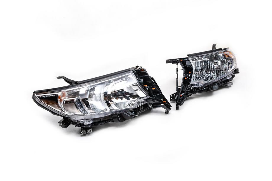 Toyota Land Cruiser Prado 150 2009-2023 Vordere Reflektorscheinwerfer Original (2017+, 2 Stk) Rechter Scheinwerfer (1 Stk) Foto 4