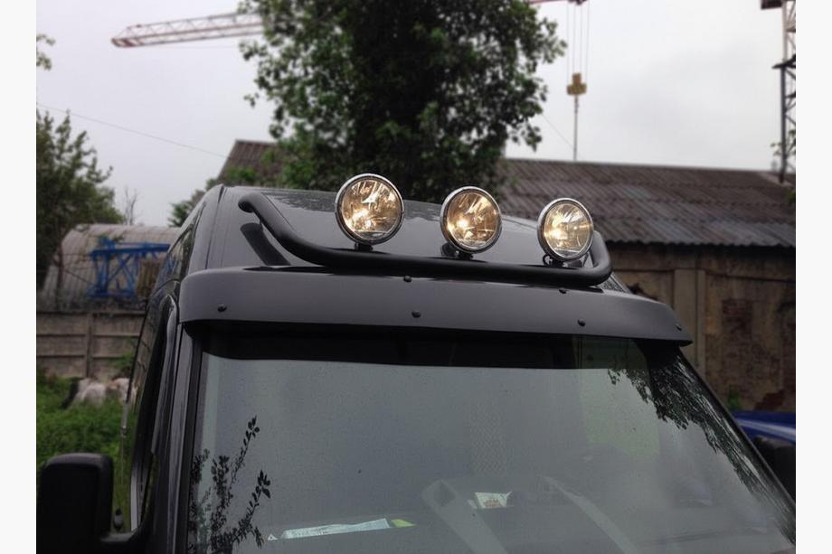 Volkswagen Crafter 2016- Frontbügel Black (Edelstahl) Image
