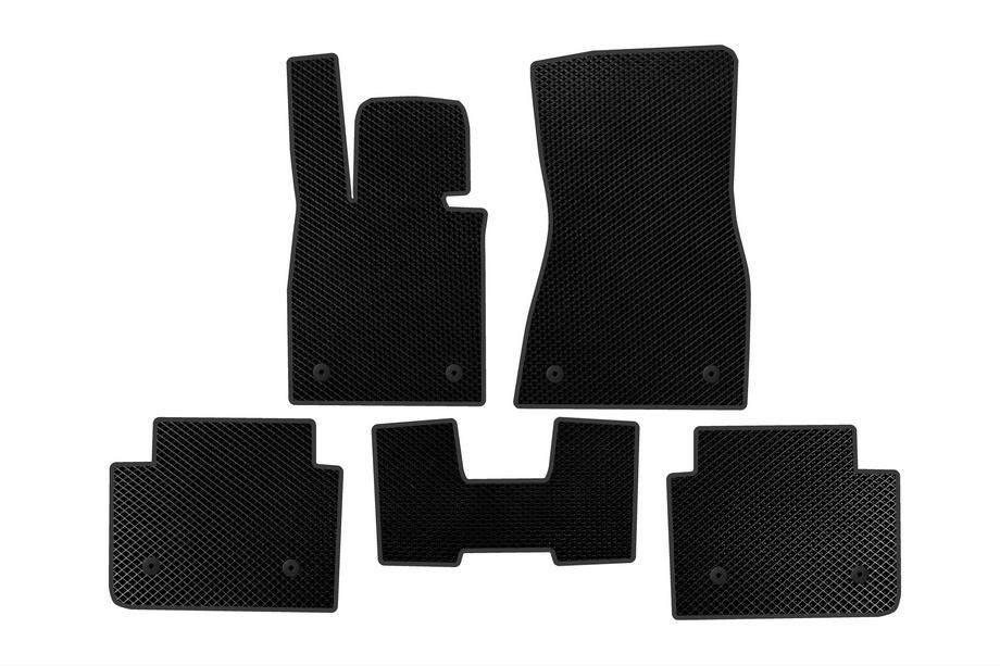 BMW 5/i5 Series G60/G60E/G61 2023- EVA Fußmatten (Für i5 G60E, schwarz) Image