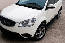 SsangYong Korando 2010-2019 Trittbretter Allmond Black (2 Stk., Aluminium) Foto 1