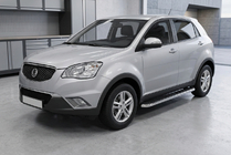 SsangYong Korando 2010-2019 Trittbretter Maydos V1 (2 Stk., Aluminium & Edelstahl) Foto 1
