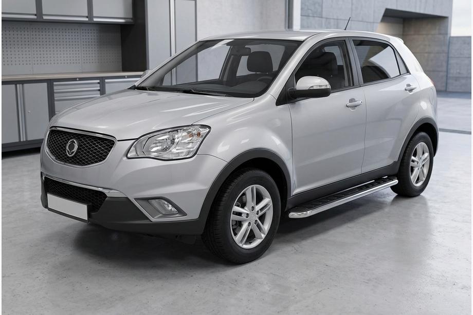 SsangYong Korando 2010-2019 Trittbretter Maydos V1 (2 Stk., Aluminium & Edelstahl) Image