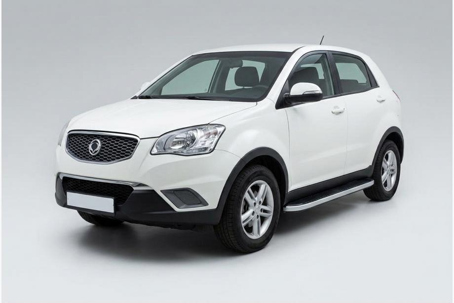 SsangYong Korando 2010-2019 Seitenschweller Tayga Grey (2 Stk., Aluminium) Image
