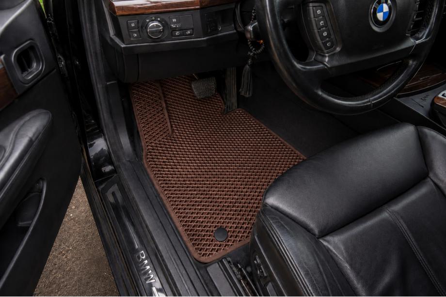 BMW 7 Series E65/66 2001-2008 EVA-Fußmatten (für E66, braun) Image