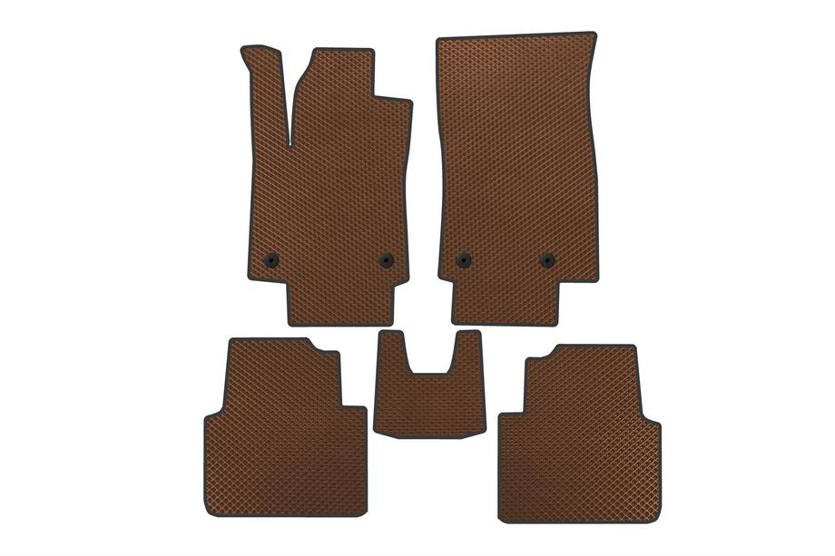 Opel Crossland X 2017-2024 EVA Fußmatten (2017-2020, braun) Image