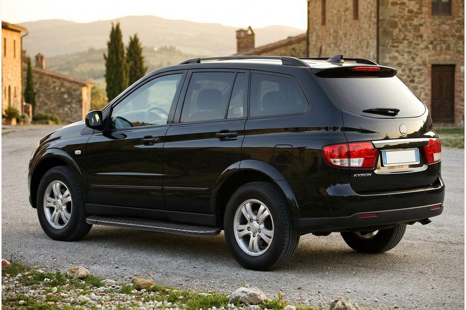 SsangYong Kyron 2005-2014 Seitenschweller Bosphorus Black (2 Stk., Aluminium) Image