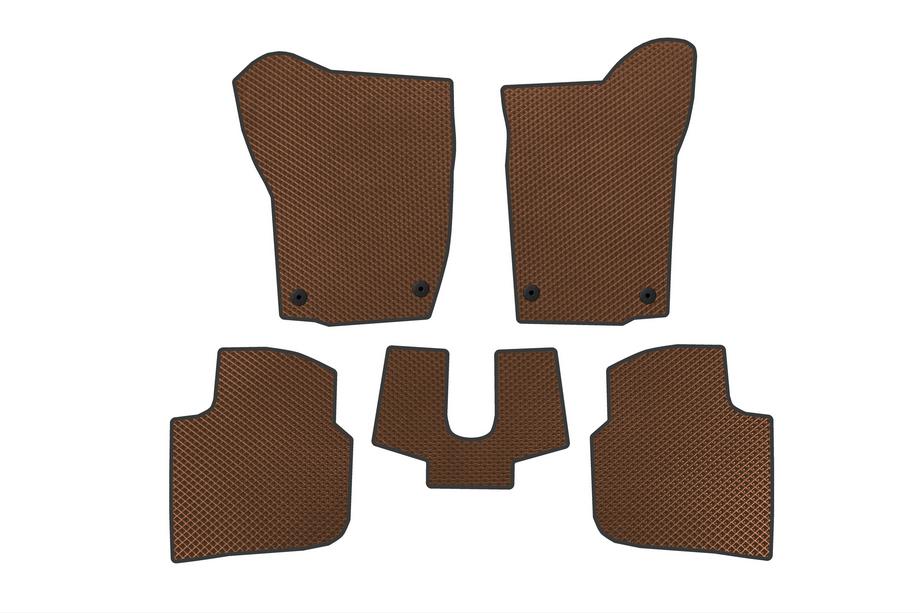 Seat Toledo 2012-2019 EVA Fußmatten (Braun) Image