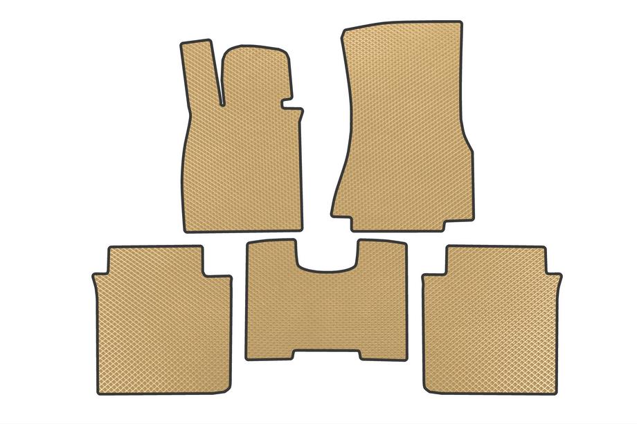 BMW 7 Series G70/G71 2022- EVA-Innenraum-Fußmatten (für G70E, beige) Image