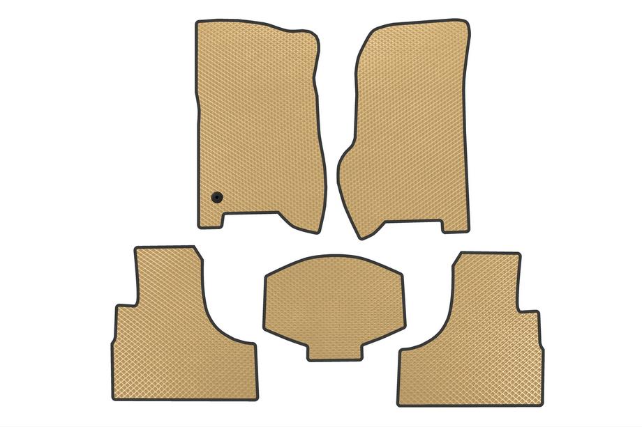 Jeep Cherokee/Liberty 2002-2007 EVA Fußmatten (Beige) Image