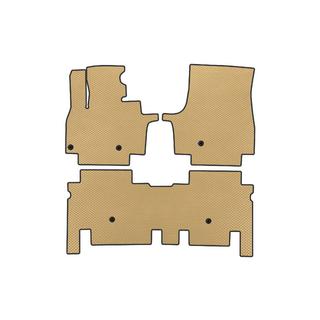 EVA Fußmatten (2 Reihen, Beige)
