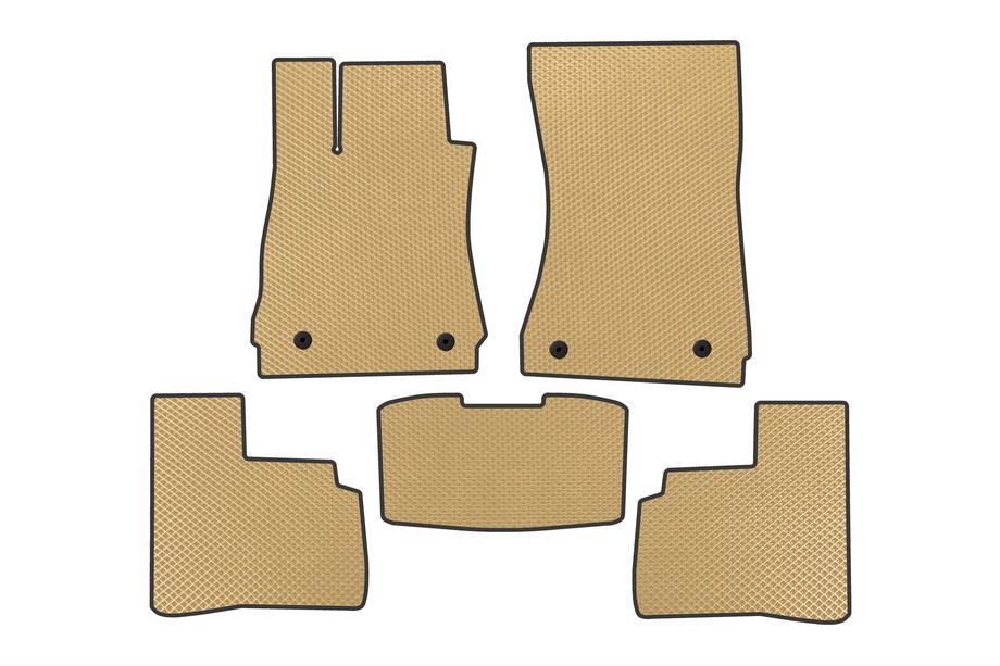 Mercedes S-class W221 2005-2013 EVA Fußmatten (Short, Beige) Image